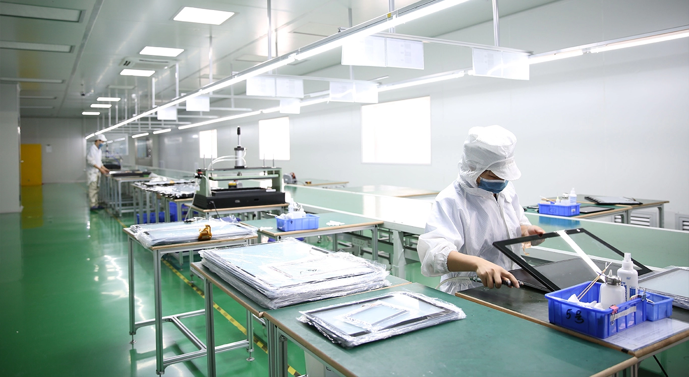 格林觸控 生產車間