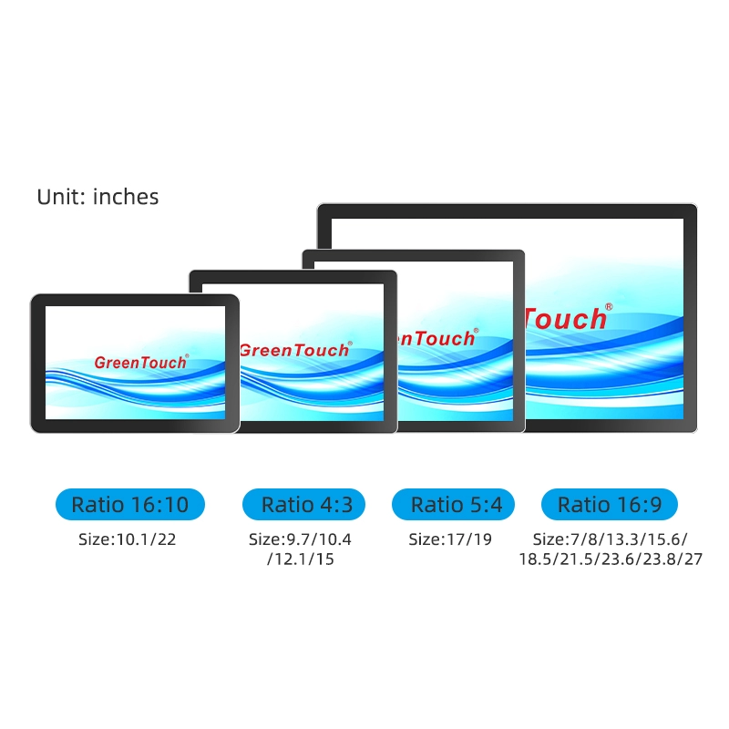 封閉式邊框觸控顯示器 7-27 吋（3A 系列）