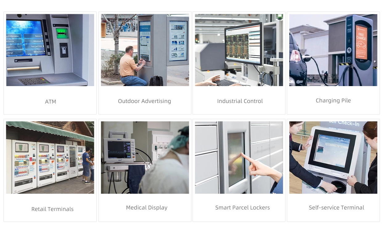 防水紅外線觸控螢幕 10.4 至 21.5 吋（TE 系列）